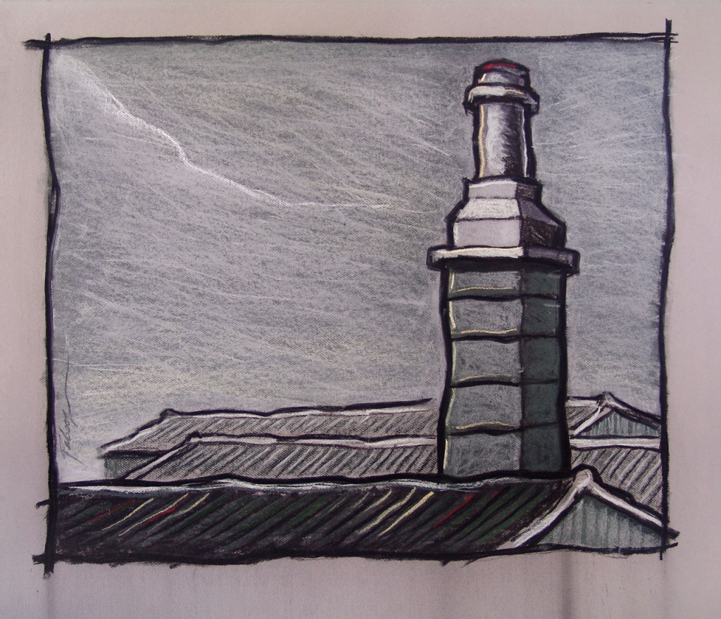 Factory chimney, London Factory chimney, London