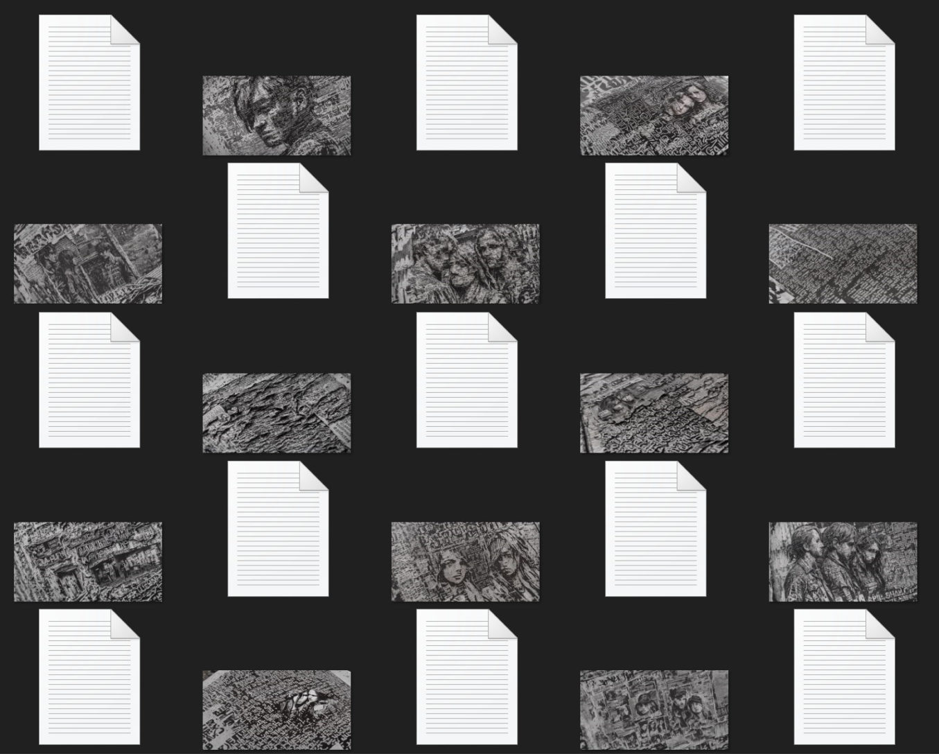 Seed images for the second round.